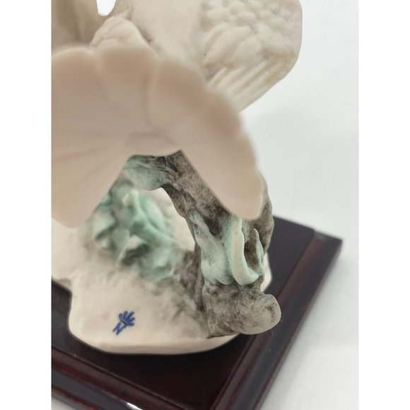 Giuseppe Armani Figurine Two Doves On A Branch Signed Vintage Sculpture Italy - Picture 12 of 15